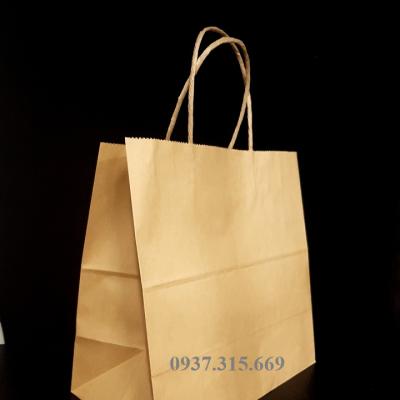 TÚI GIẤY KRAFT QUAI XÁCH, ĐÁY VUÔNG